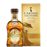 Botella de Cardhu Gold Reserve con estuche