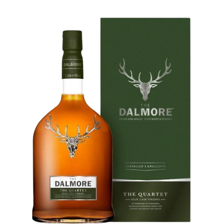 Bottle of The Dalmore The Quartet with case