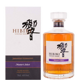 Hibiki Japanese Harmony Master's Select whiskey bottle with case