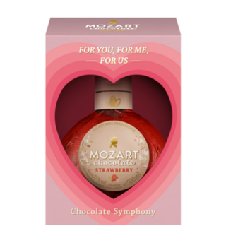MOZART Chocolate Strawberry + heart-shaped box