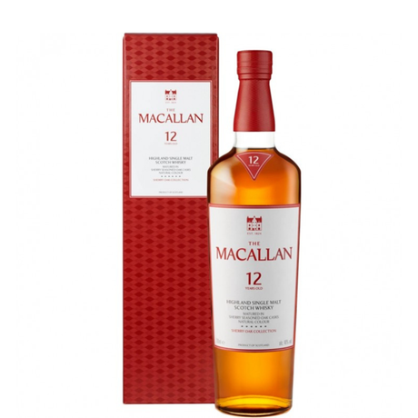 Botella de Macallan 12 Años Sherry Oak