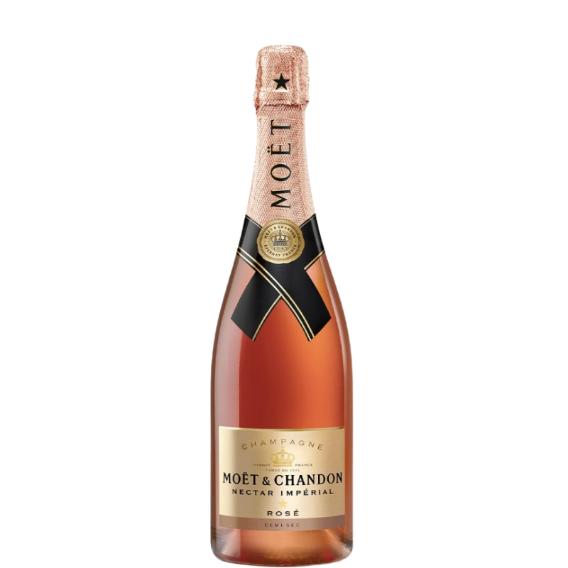 Moët & Chandon Néctar Imperial Rosé con luz