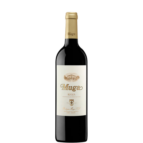 Botella de vino Muga Crianza 2020 en formato de 37,5cl