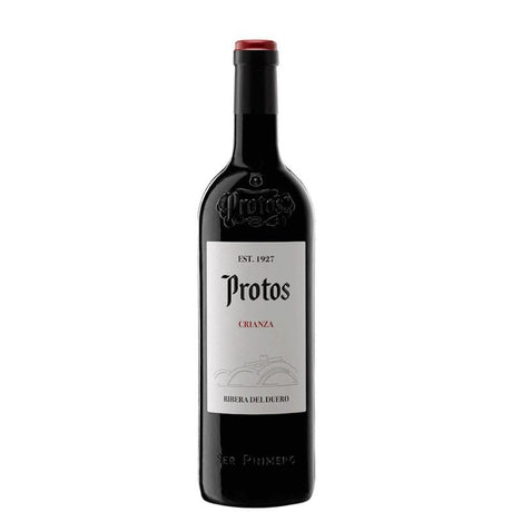 Bottle of Rioja Protos Crianza wine