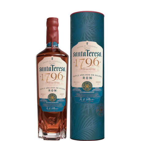 Botella de Santa Teresa 1796 con estuche