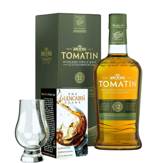 TOMATIN 12 Years + glass