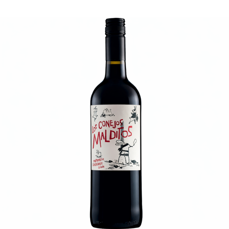 Botella de Los Conejos Malditos Tempranillo 2025